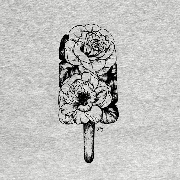 Floral Popsicle III (Rose & Peony) by Akbaly